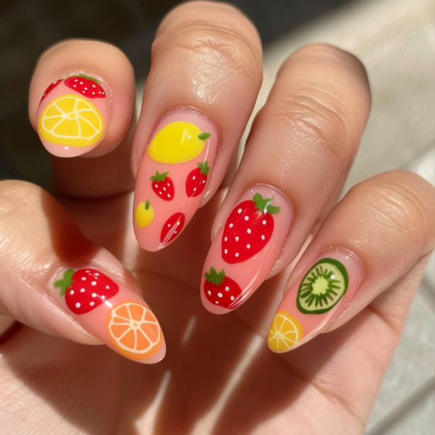 20 Früchte Nageldesigns Sommerideen