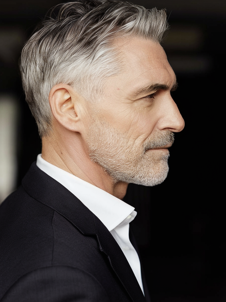 26 Trendige Frisuren für Männer über 60 – 2025: Beliebte Schnitte, Kurze Haare & Bärte