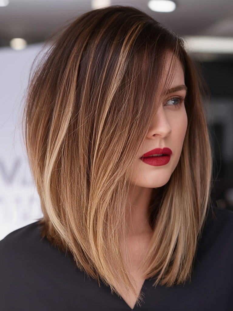 28 Ideen für abgewinkelte Bob-Frisuren: Mittellang, Lang, Kurz mit Stufen & Pony