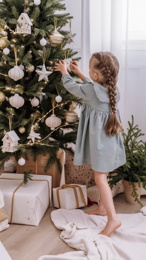29 Süße Weihnachtsfrisuren für Kinder: Einfache festliche Ideen