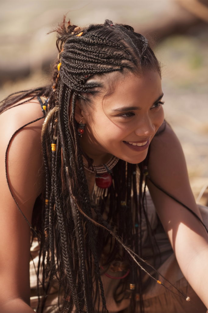 30 atemberaubende Spring Box Braid Frisuren 2025: Ideen für Schwarze Frauen, Hochsteckfrisuren, Schleifen & mehr