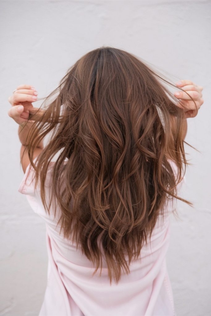 30 V-förmige Haarschnitt-Ideen: Lange, mittlere, kurze Styles mit Stufen & Locken