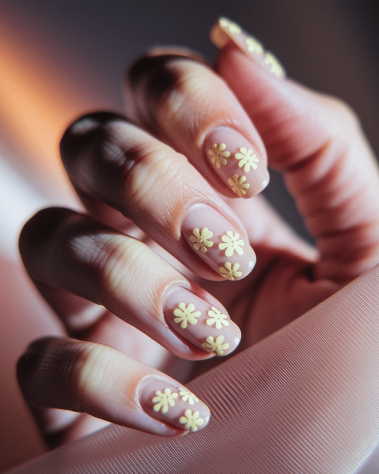 25 Buttergelbe Nägel Designs Ideen