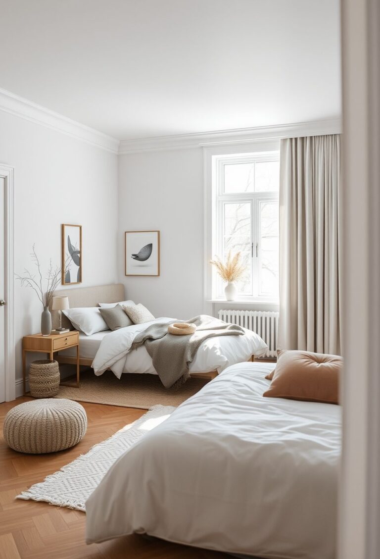 25 Skandinavische Schlafzimmer Gestaltungsideen