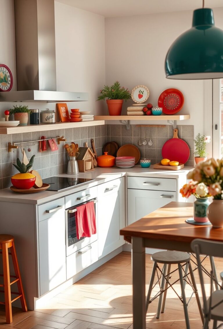 26 Bunte Küchendeko Ideen
