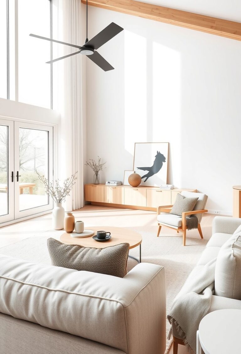 31 Skandinavisches Wohnzimmerdesign