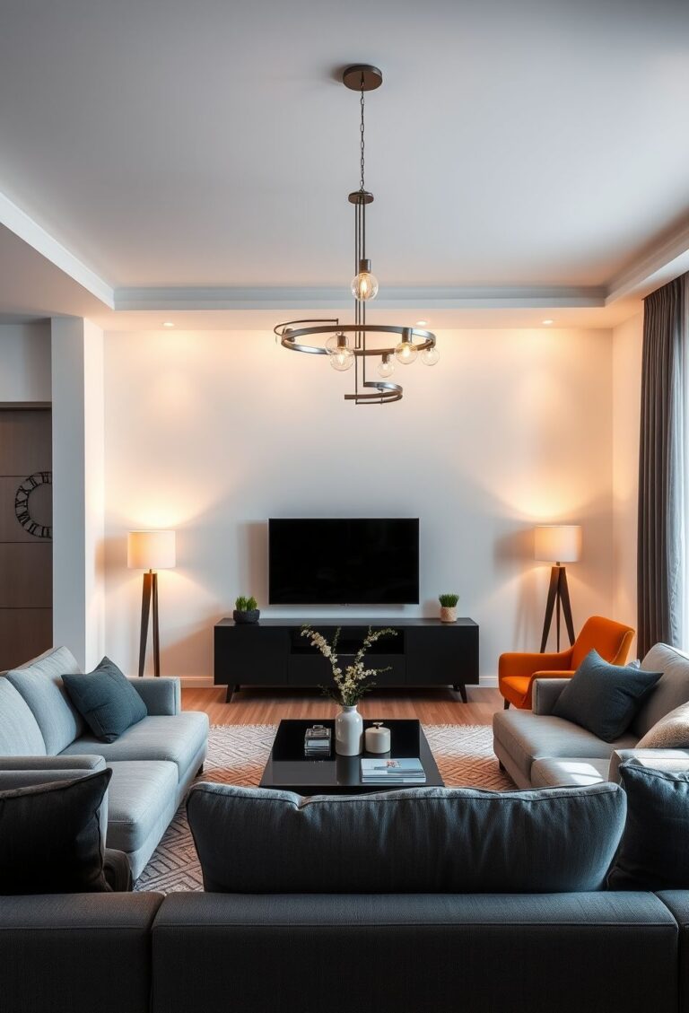 27 Moderne Wohnzimmerbeleuchtung