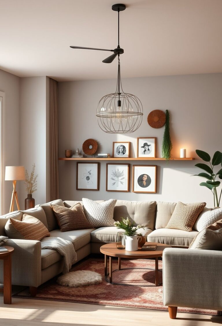23 DIY Wohnzimmerdekoration