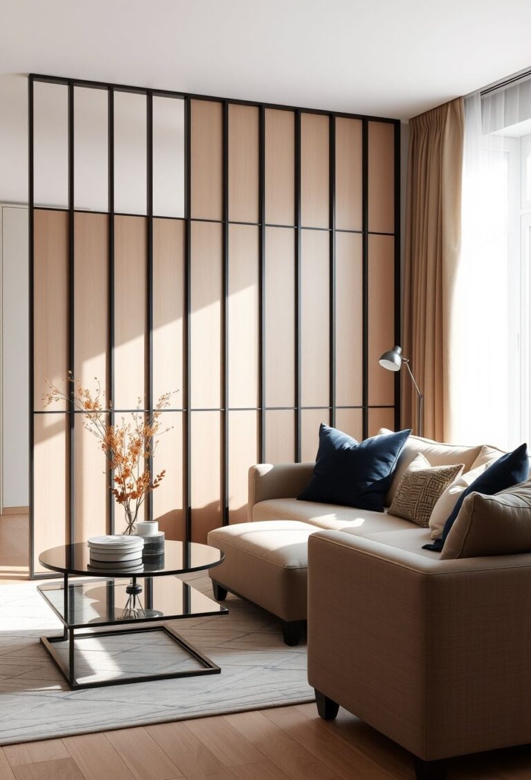 32 Wohnzimmer Raumteiler Ideen