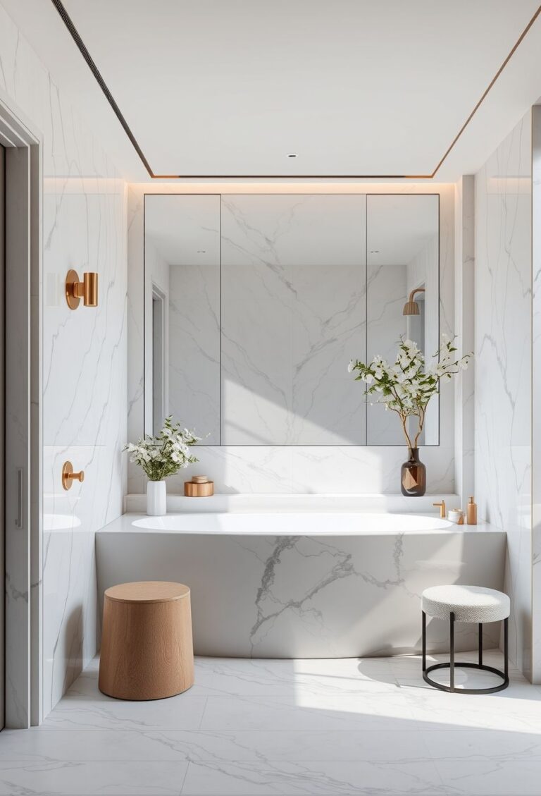30 Marmor Badezimmer Akzente