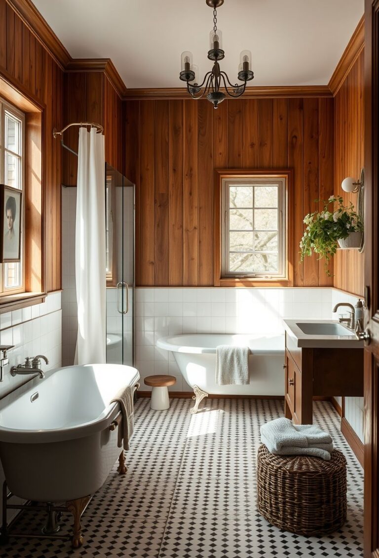 29 Vintage Badezimmer Stil